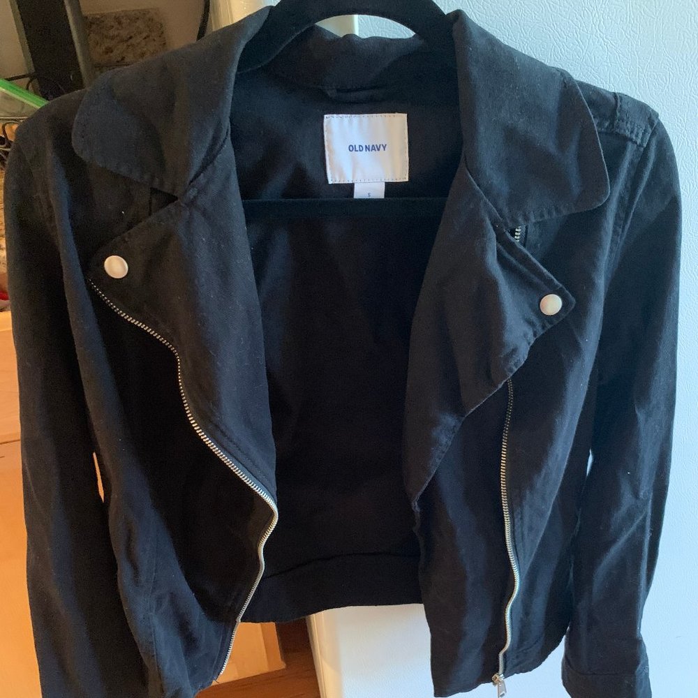 Old Navy Black Moto Jacket